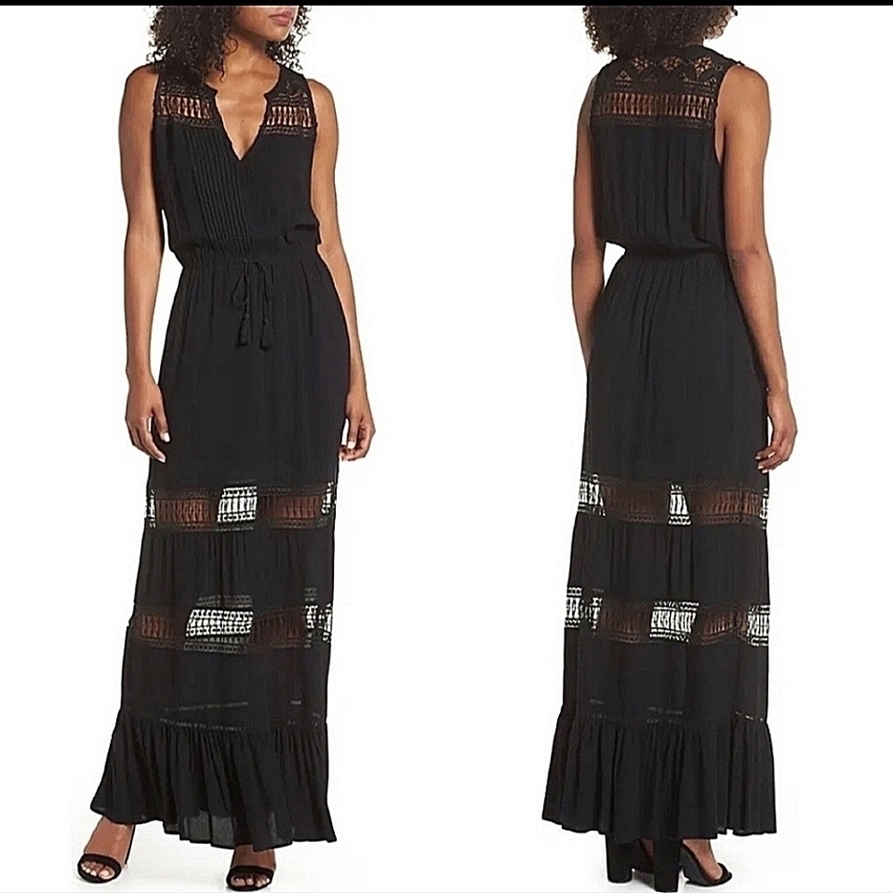 BB Dakota-NWT- Ranae Lace Detailed Maxi Dress-Size XS - Picture 3 of 14
